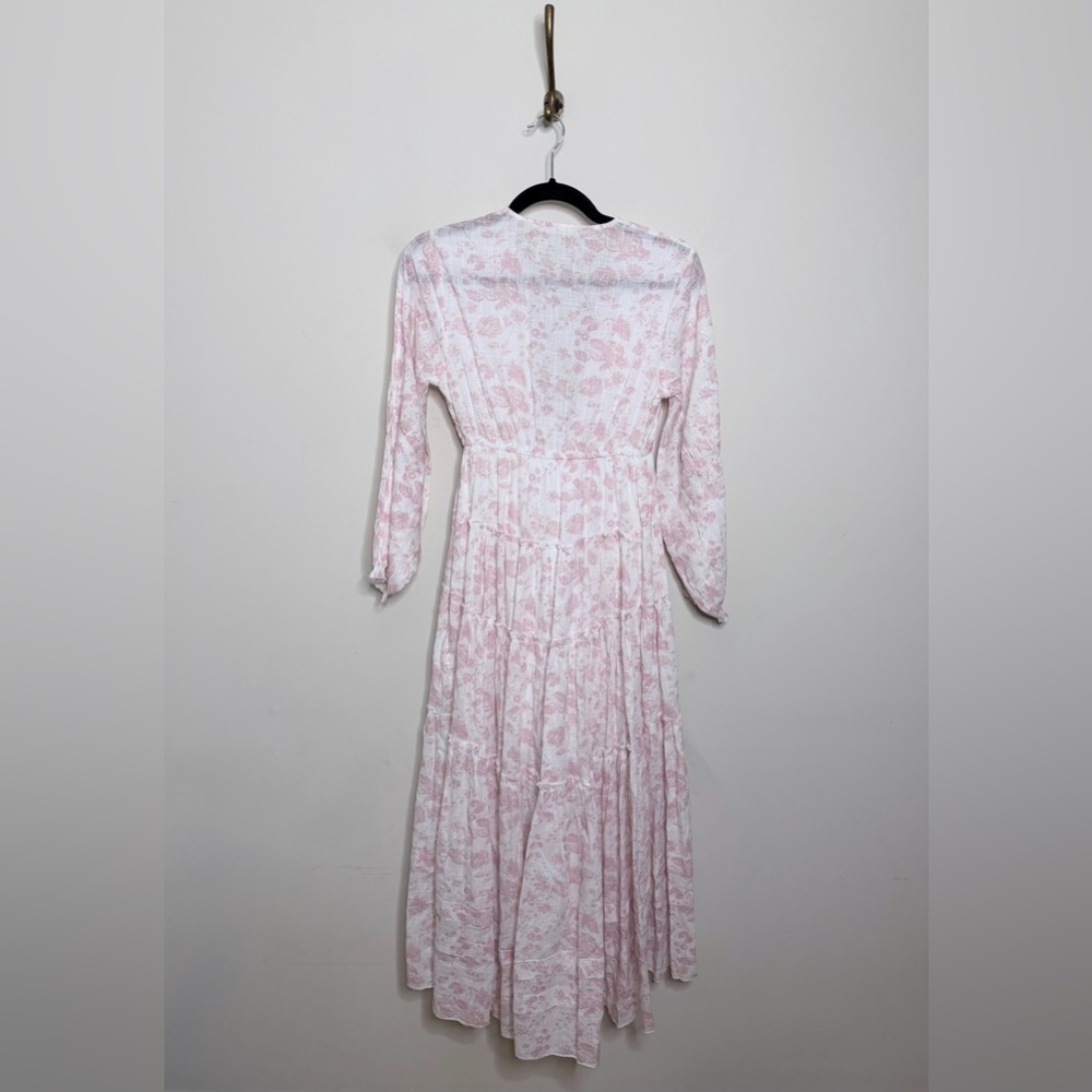 Free People Pappiet Midi Dress in Femme Combo - Picture 8 of 8